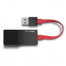 TP-LINK UF210紅 USB2.0轉100M以太網適配器